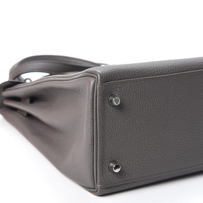 Hermes Togo Kelly Retourne 28 Etain 5 of 9