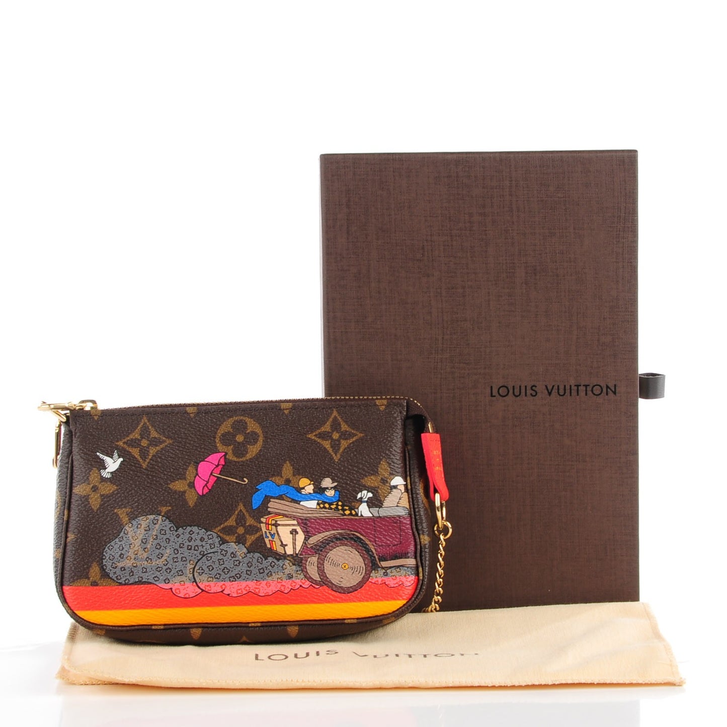 Monogram 2015 Christmas Animation Mini Pochette Accessories