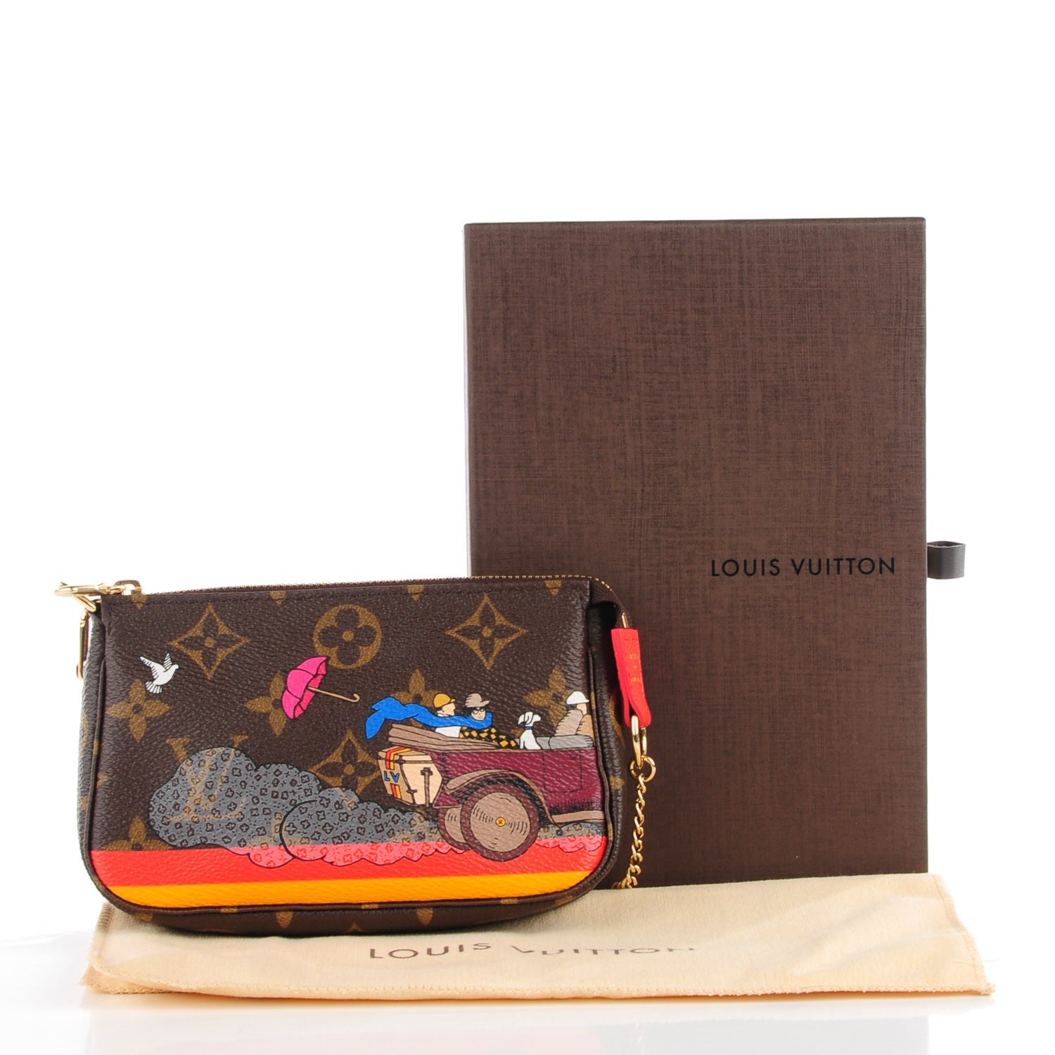 Louis Vuitton Monogram 2015 Christmas Animation Mini Pochette Accessories 8 of 8