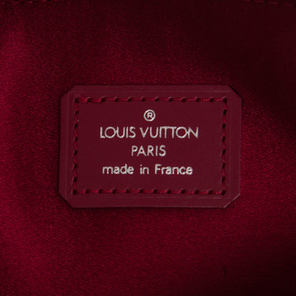 Louis Vuitton Satin Monogram Little Alma Rouge 6 of 6