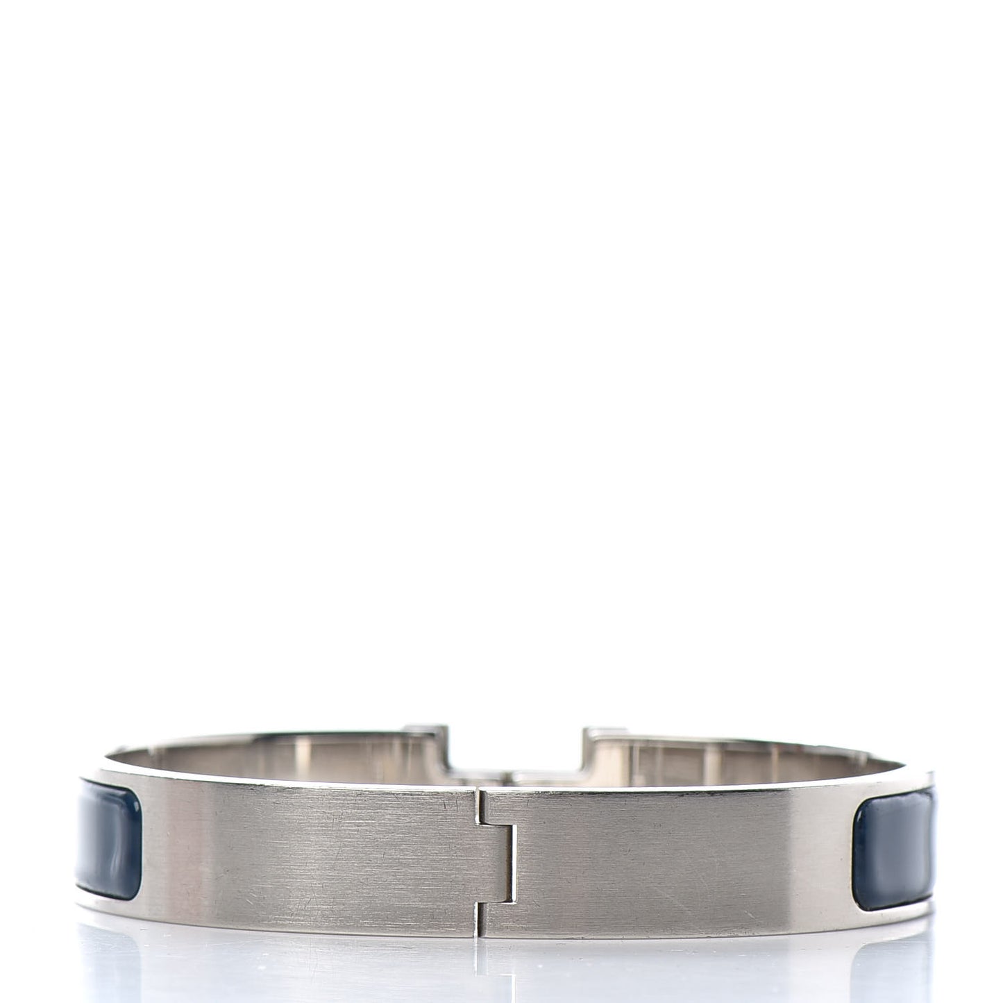 Matte Enamel Narrow Clic Clac HH Bracelet GM Bleu Nuit