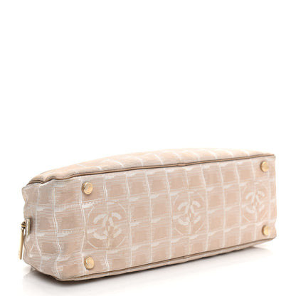 Chanel Nylon Travel Bowler Beige 4 of 10
