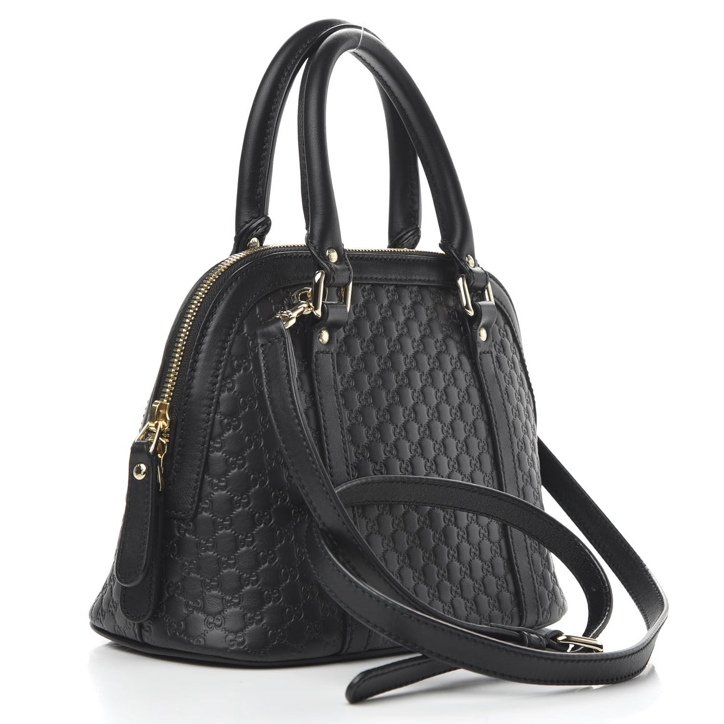 Microguccissima Mini Dome Bag Black