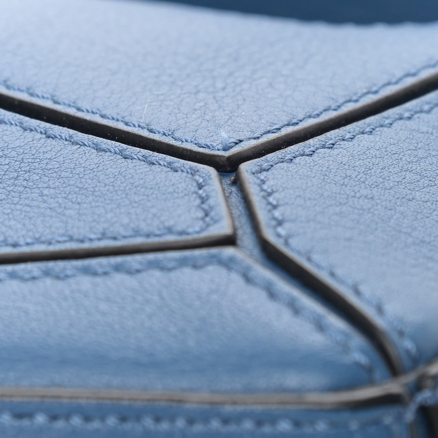 Calfskin Mini Puzzle Bag Blue