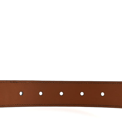 Gucci New Denim GG Monogram Dollar Calfskin Belt 80 32 Blue Tea Cuir Epilog 4 of 7