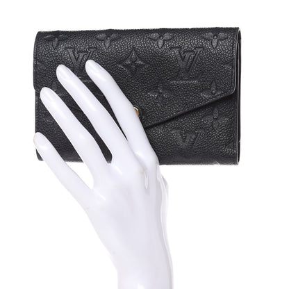 Louis Vuitton Empreinte Compact Curieuse Wallet Black 2 of 7