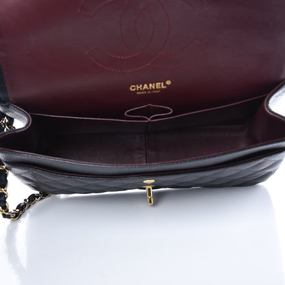 Chanel Caviar Quilted Jumbo Double Flap Black 5 of 9