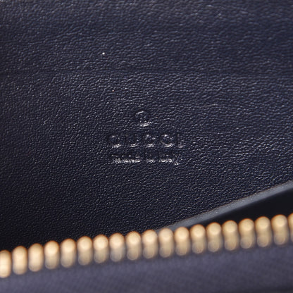 Gucci Microguccissima Zip Around Card Case Navy 6 of 8