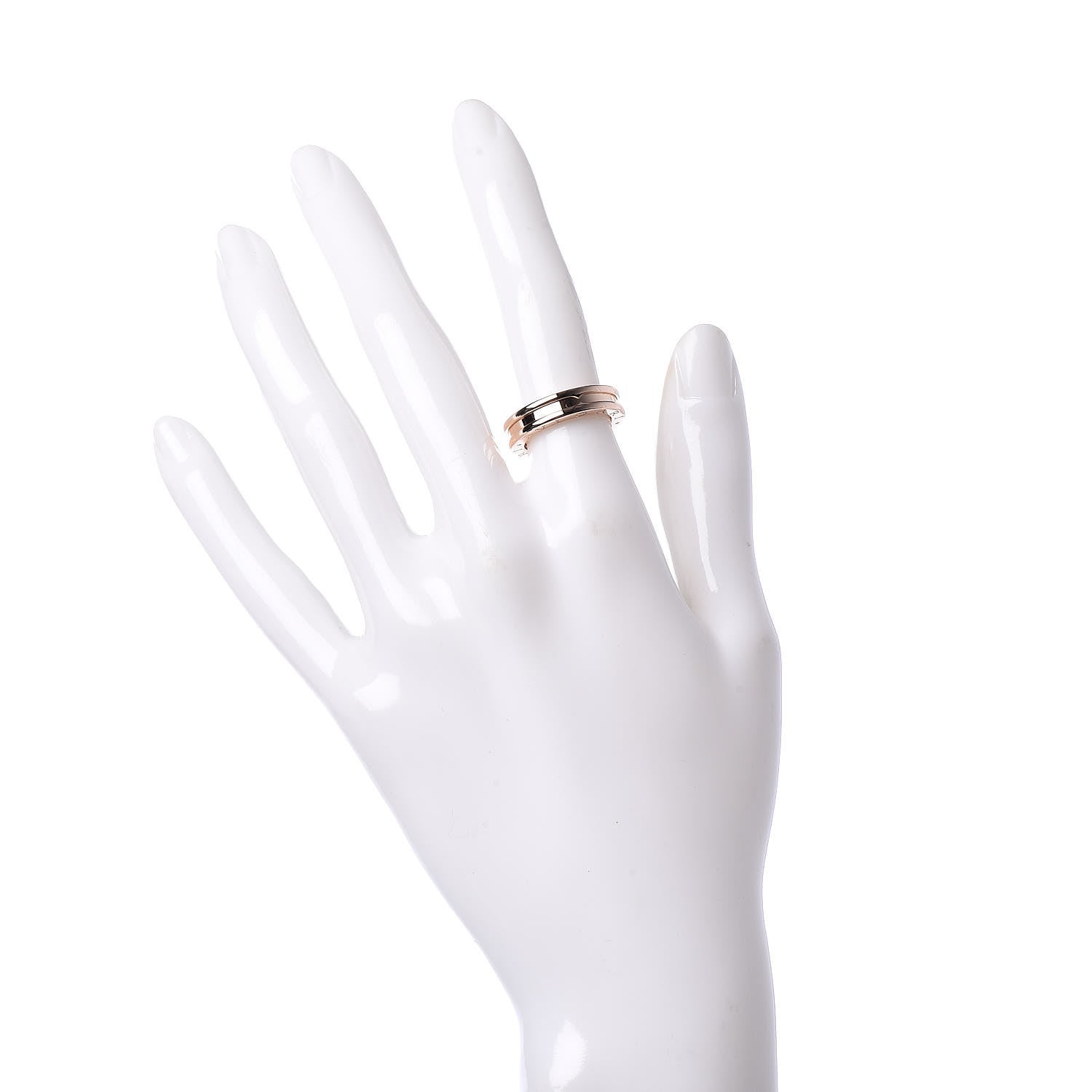 Bulgari 18K Rose Gold B.Zero1 Ring 49 4.75 2 of 5