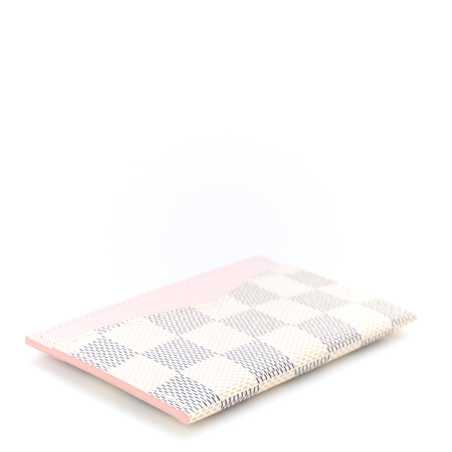 Damier Azur Daily Card Holder Rose Ballerine