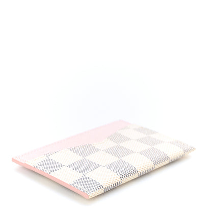 Louis Vuitton Damier Azur Daily Card Holder Rose Ballerine 4 of 6