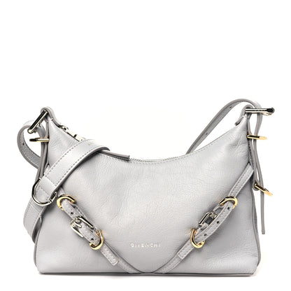 Givenchy Tumbled Calfskin Mini Voyou Boyfriend Party Bag Light Grey 1 of 11