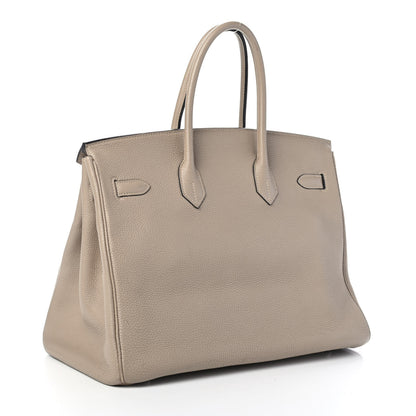 Hermes Togo Birkin 35 Gris Tourterelle 2 of 7