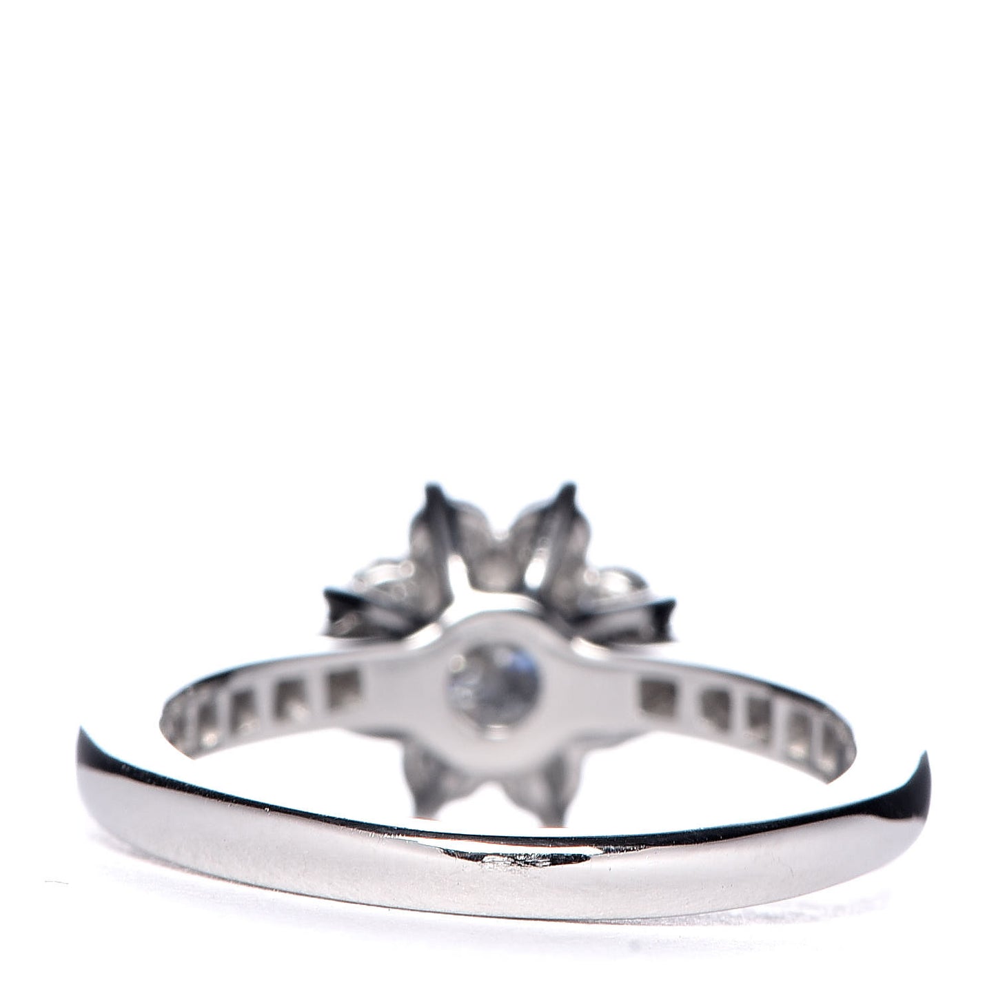Platinum Diamond Flora Ring 46 3.75