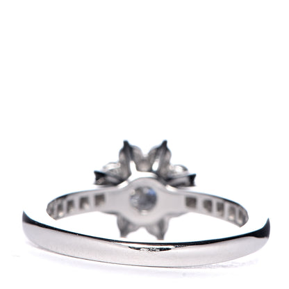 Tiffany Platinum Diamond Flora Ring 46 3.75 4 of 5