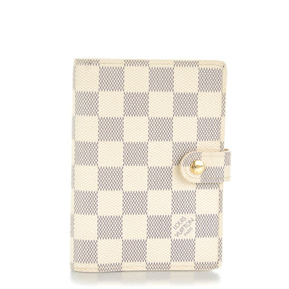 Louis Vuitton Damier Azur Small Ring Agenda Cover 1 of 7