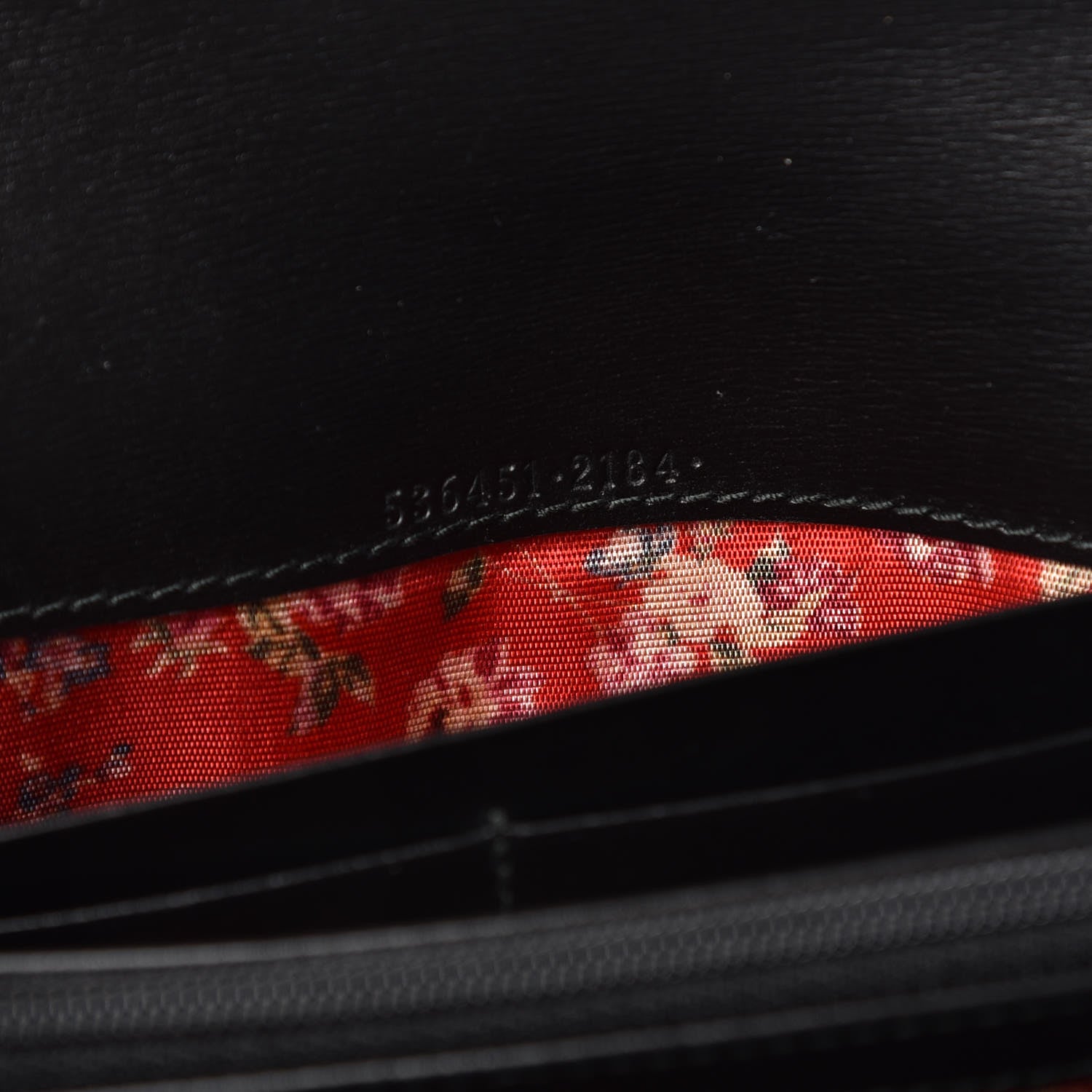 Gucci Calfskin Web Trapuntata GG Continental Wallet Black 6 of 8