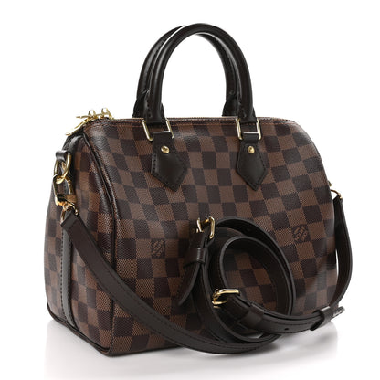 Louis Vuitton Damier Ebene Speedy Bandouliere 25 3 of 12