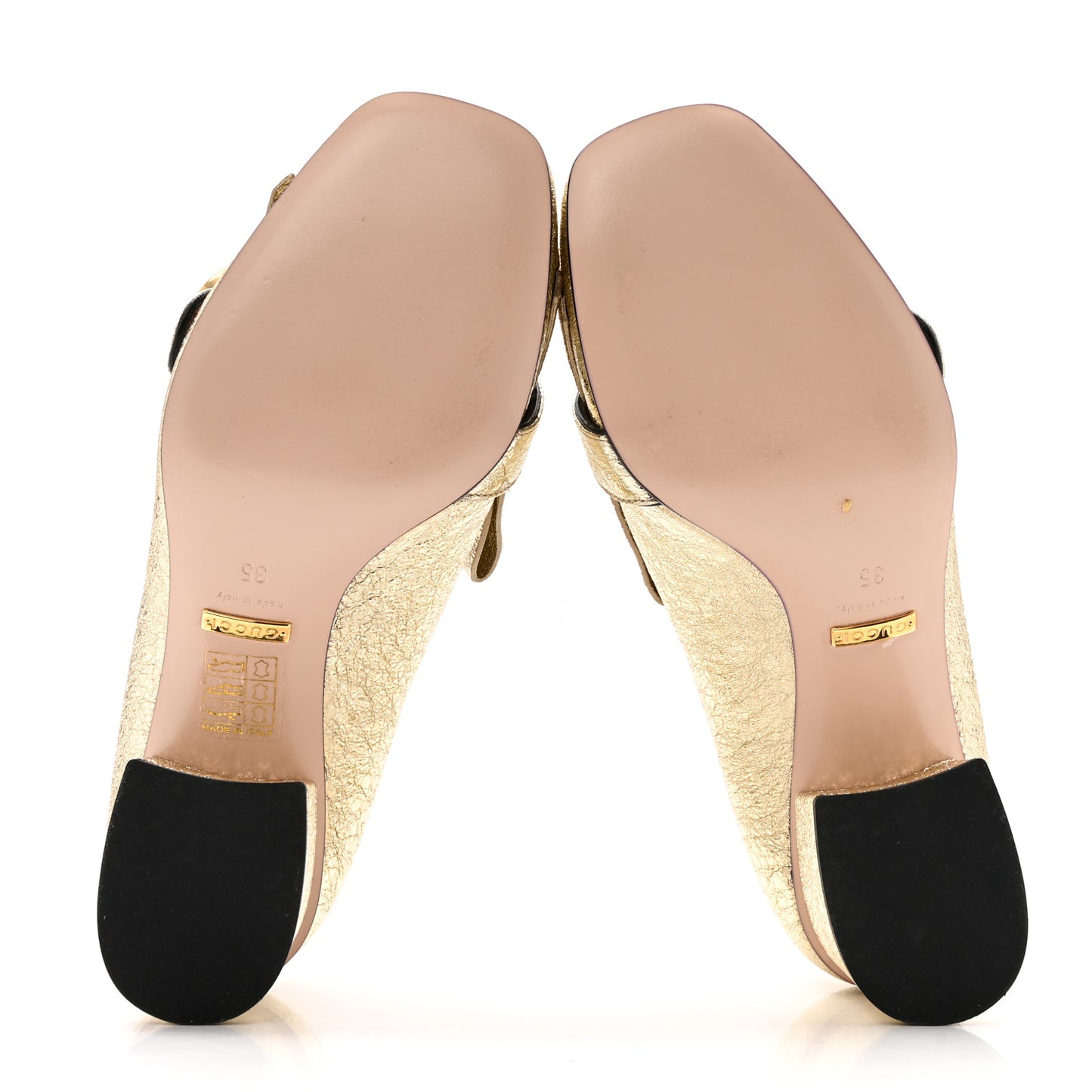 Galassia GG Marmont Fringe 50mm Loafer Pumps 35 Platino