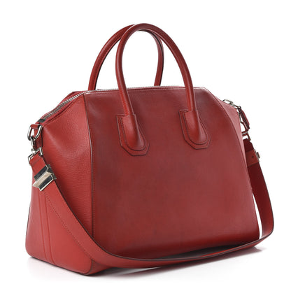 Givenchy Sugar Goatskin Medium Antigona Red 3 of 10