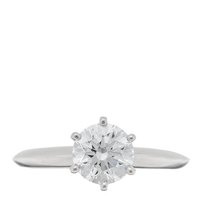 Tiffany Platinum Diamond .95ct Solitaire Engagement Ring 49 4.75 1 of 6