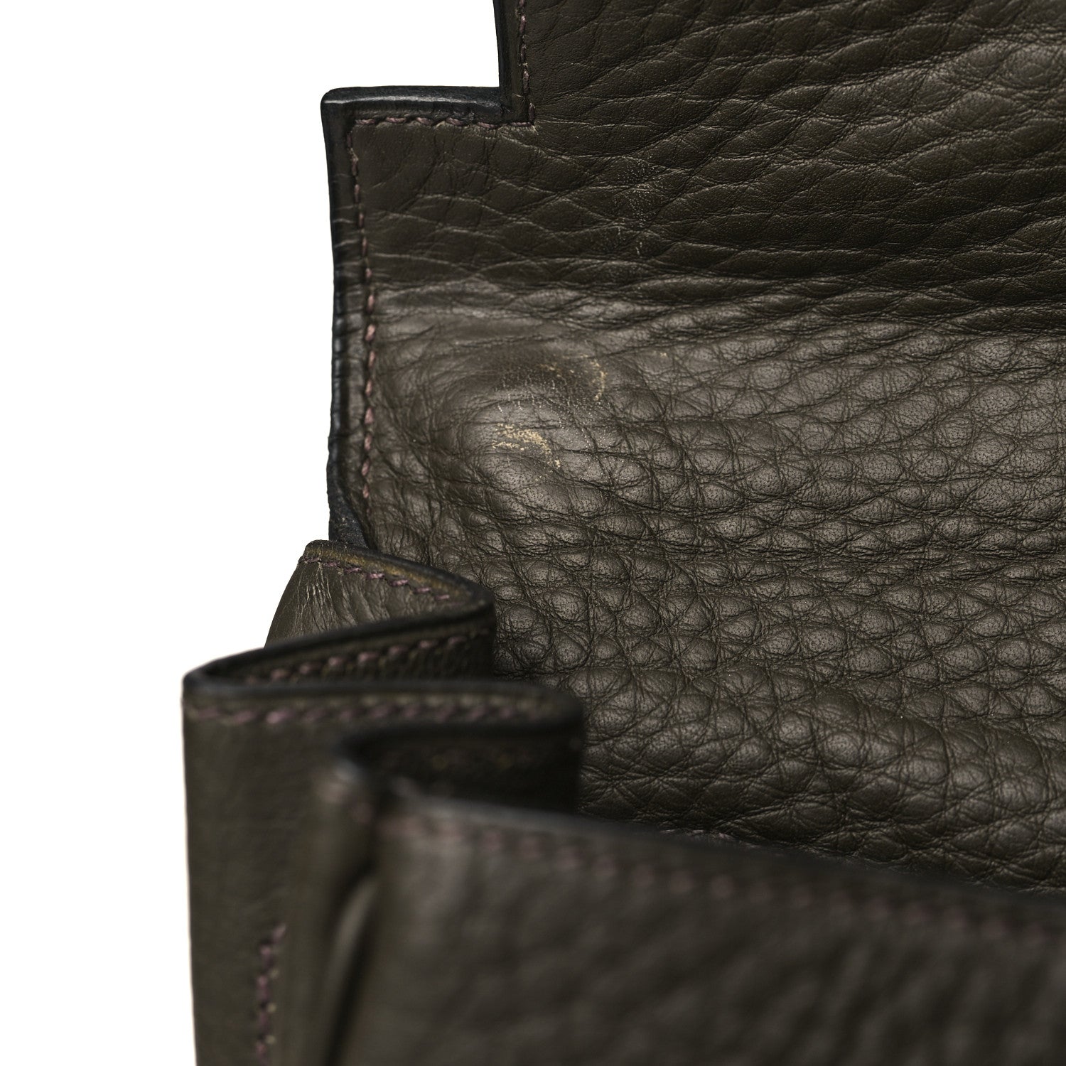 Hermes Taurillon Clemence Kelly Retourne 35 Vert Olive 10 of 10
