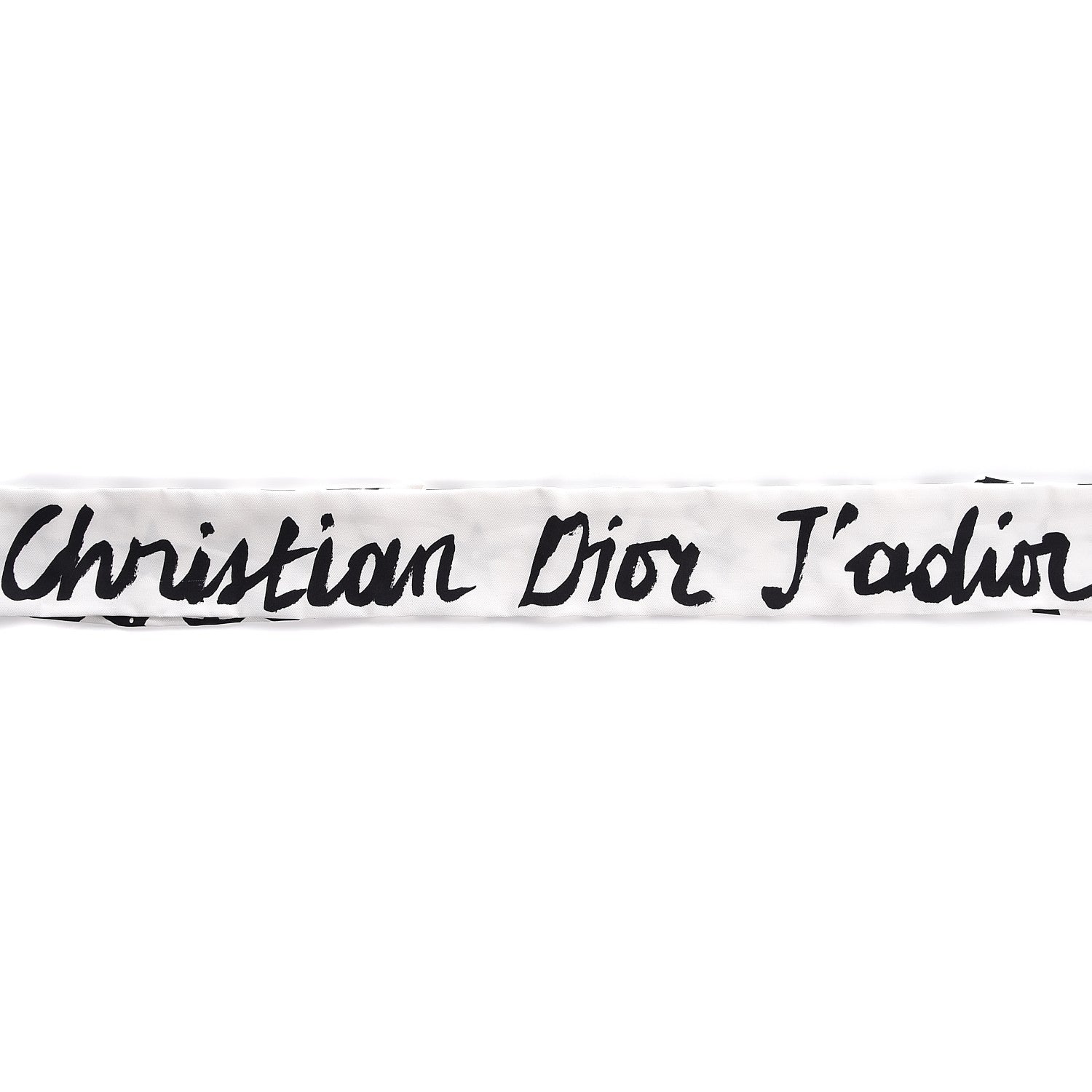 Christian Dior J'adior Star Mitzah Scarf White Black 285434