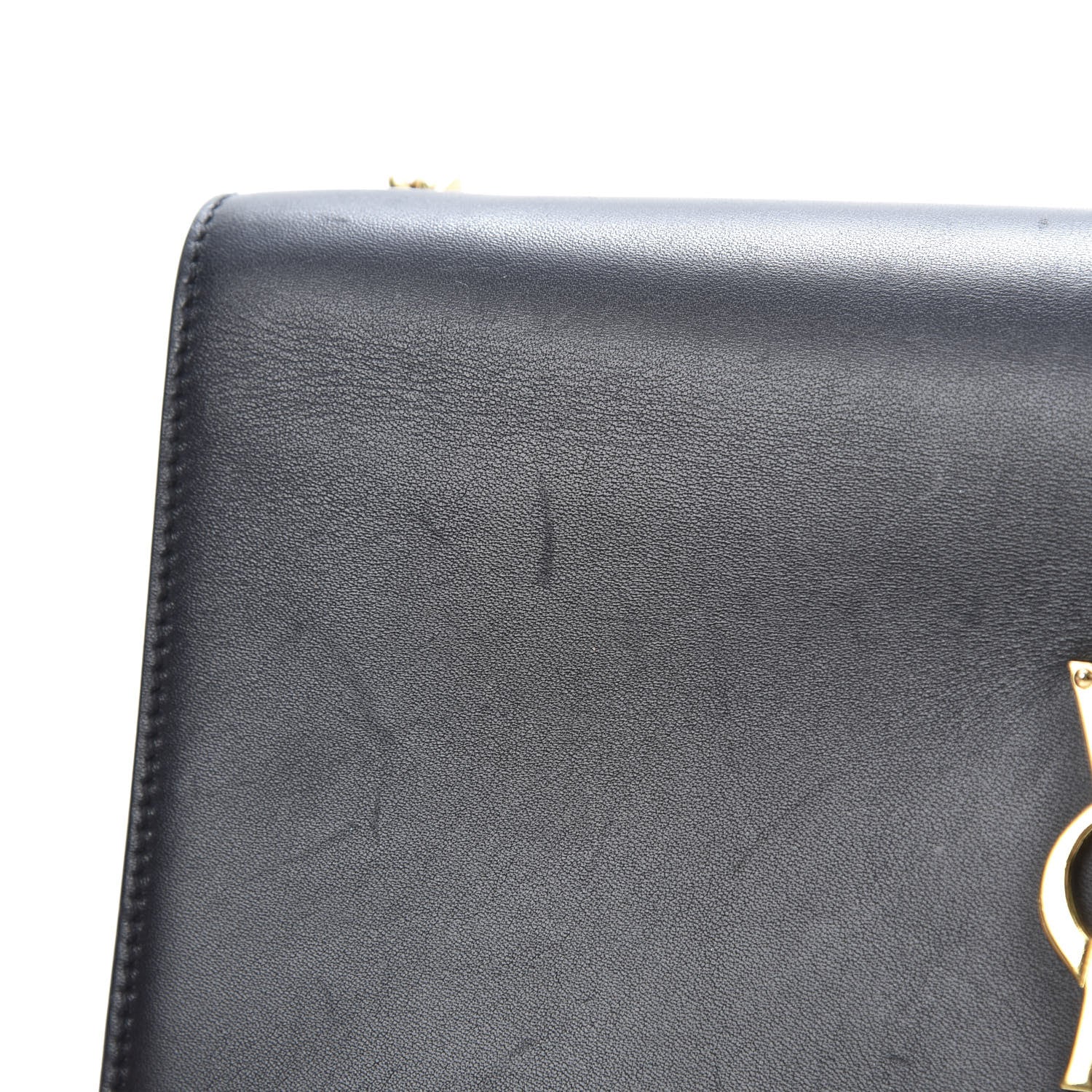 Saint Laurent Smooth Calfskin Medium Classic Monogram Kate Tassel Satchel Black 17 of 19
