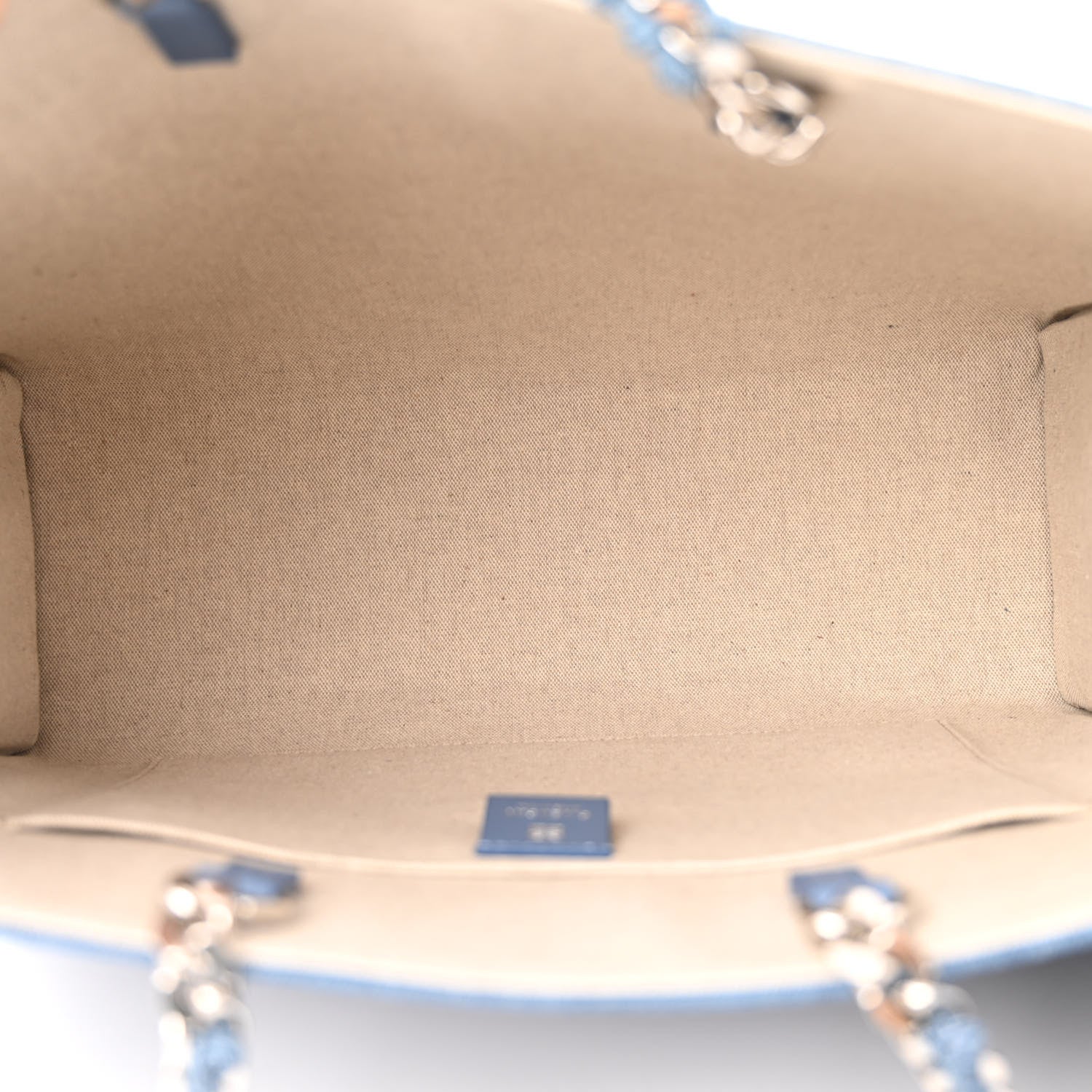 Givenchy Denim 4G Medium Chain Tote Blue 5 of 12