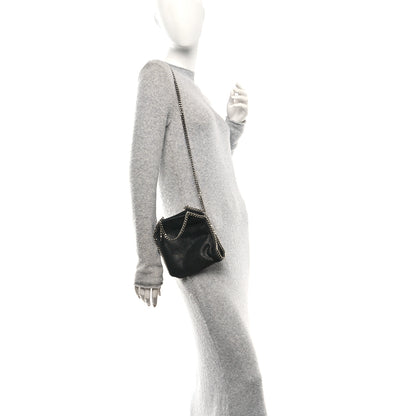 Stella McCartney Shaggy Deer Tiny Falabella Tote Black 2 of 9