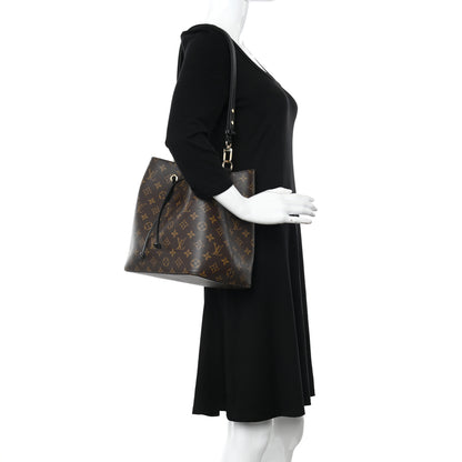 Louis Vuitton Monogram Neonoe MM Black 2 of 9