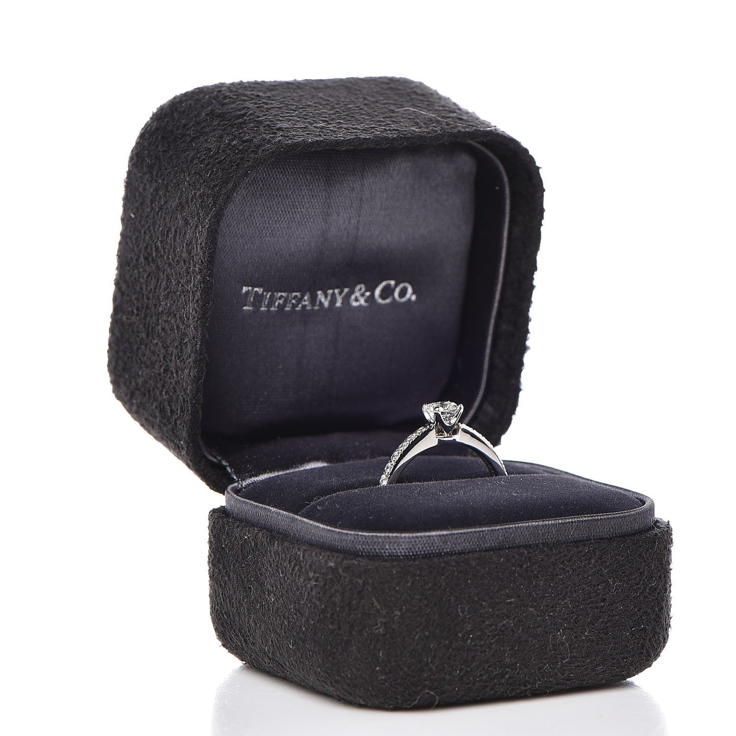 Platinum Diamond .32ct Novo Ring 5.25