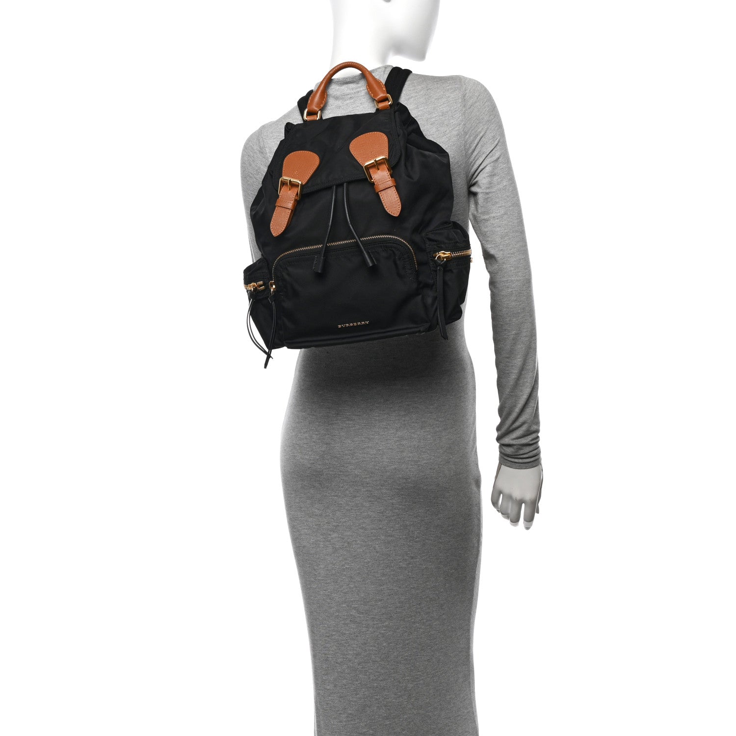 Burberry Nylon Medium Rucksack Backpack Black 2 of 10