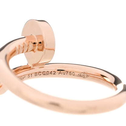 Cartier 18K Pink Gold Juste Un Clou Ring 51 5.75 5 of 6