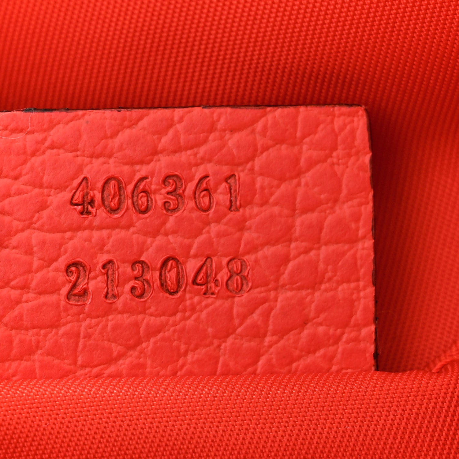 Gucci Nylon Monogram Small Single Buckle Backpack Red 7 of 10