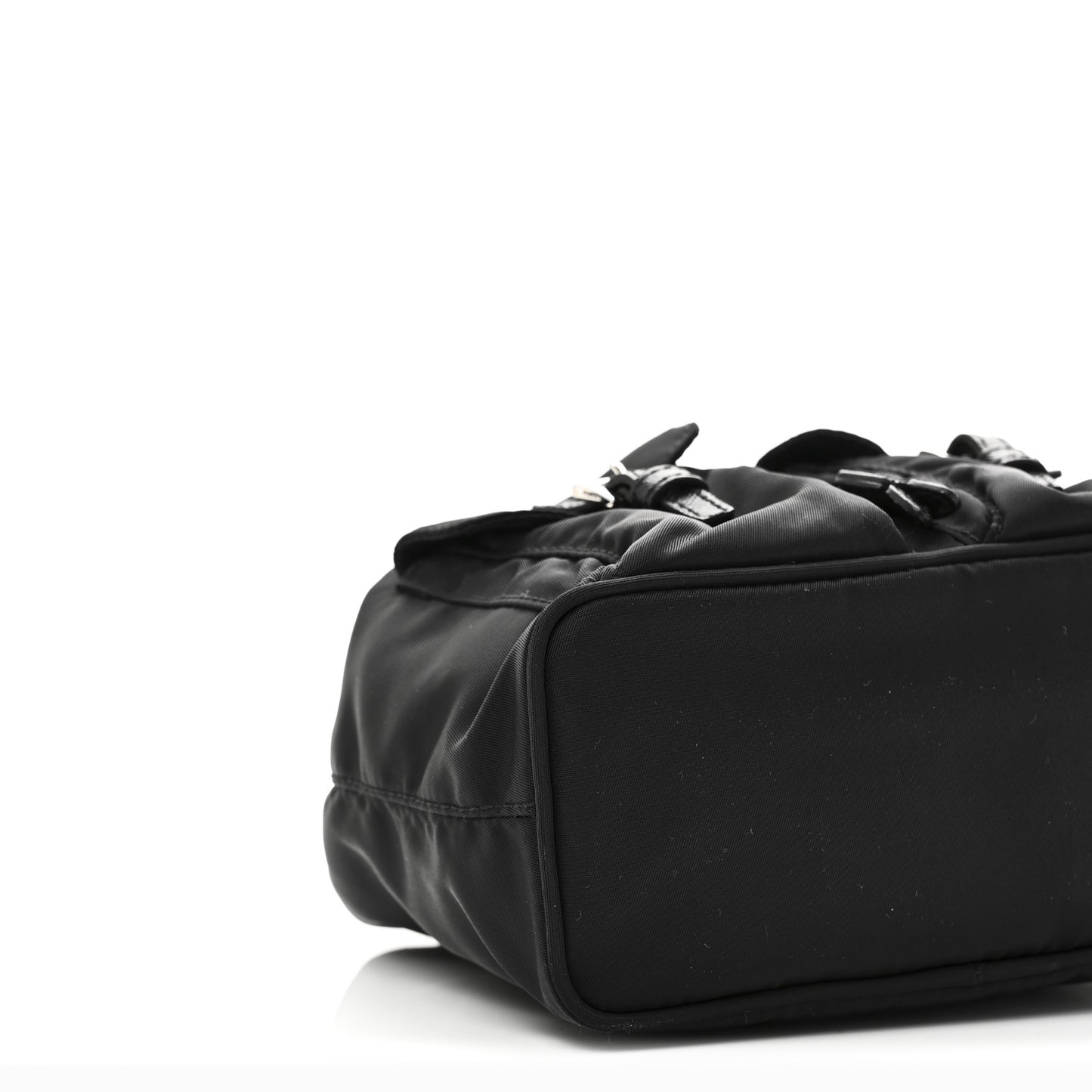 Nylon Vela Mini Crossbody Backpack Black