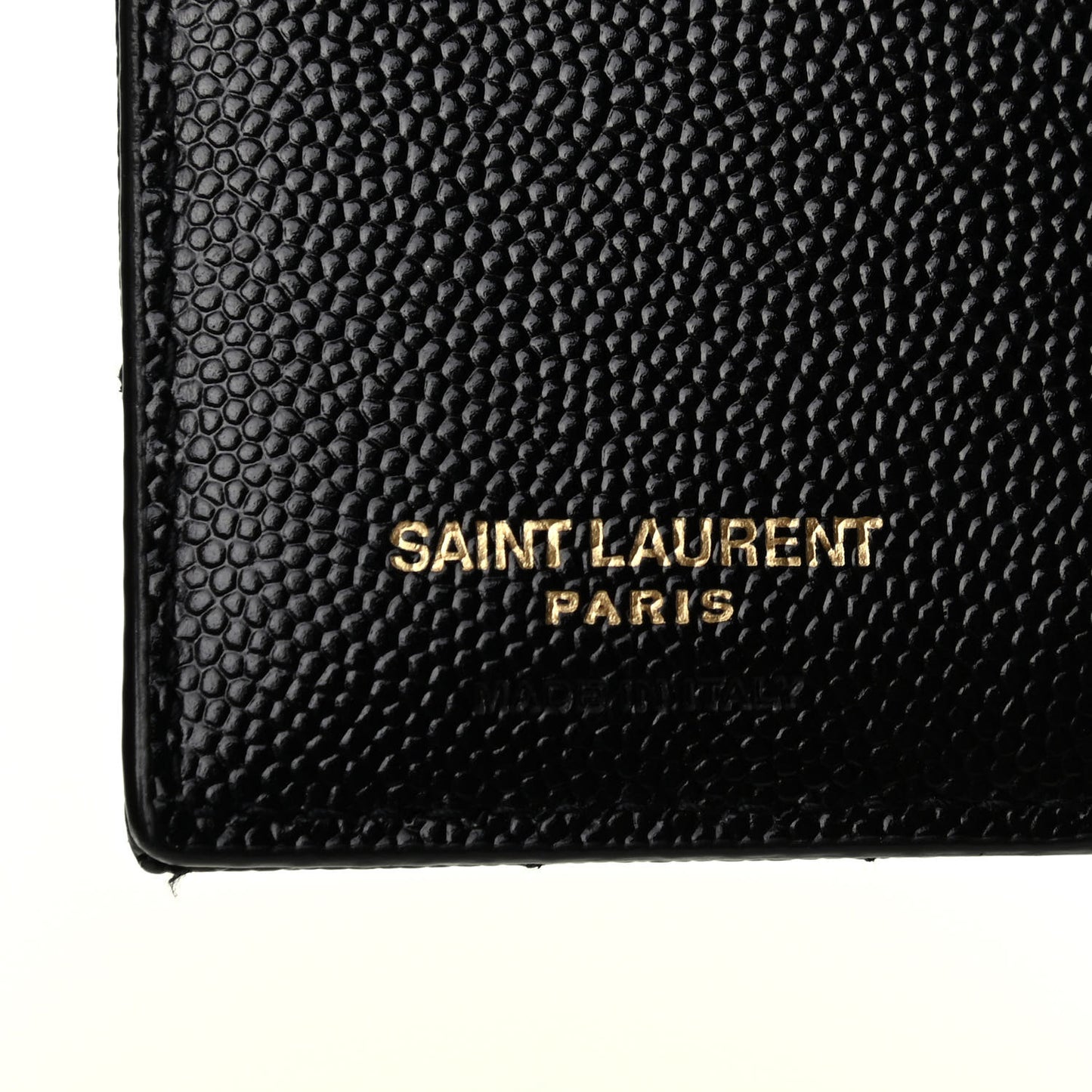 Grain De Poudre Matelasse Chevron Monogram Zipped Card Case Black