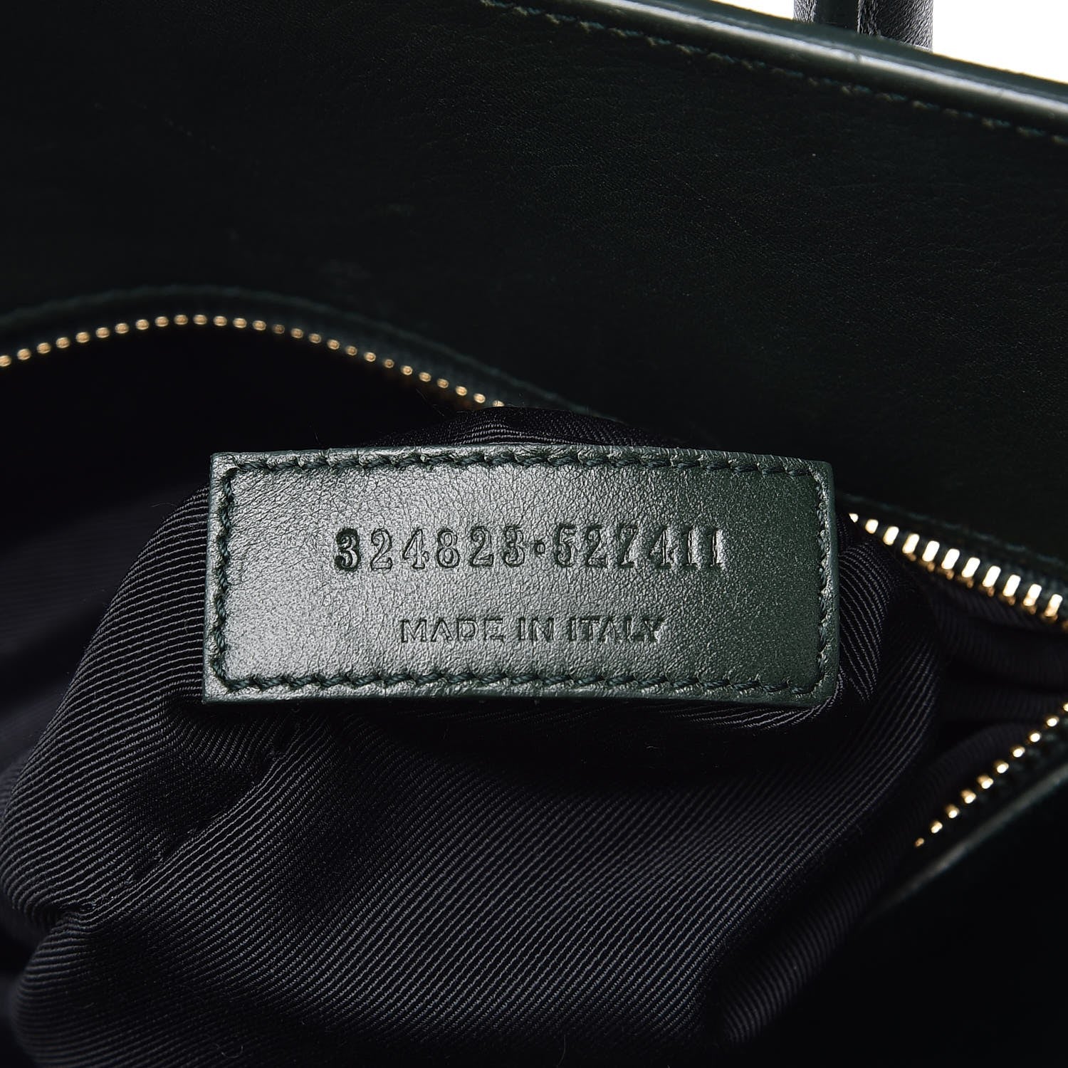 Saint Laurent Calfskin Small Sac De Jour Dark Green 8 of 13