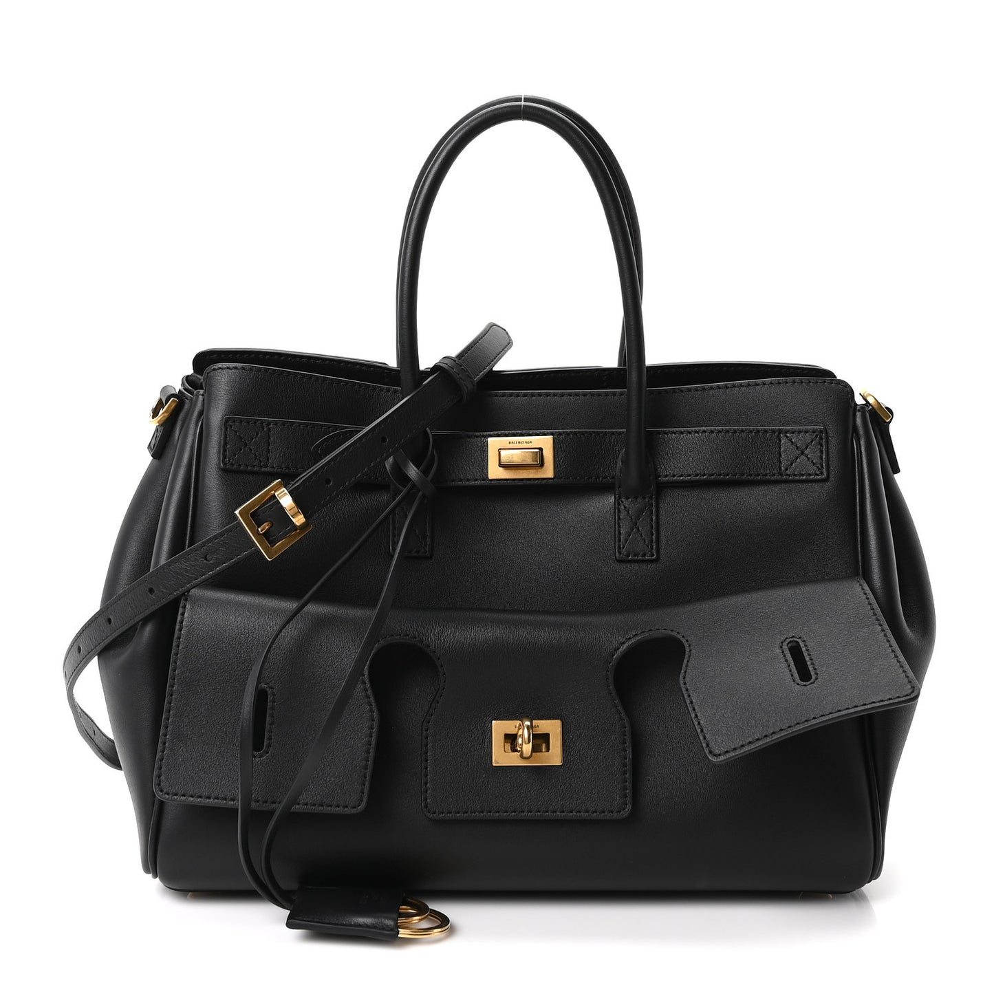 Smooth Calfskin Bel Air Carry All Bag Black Black Black