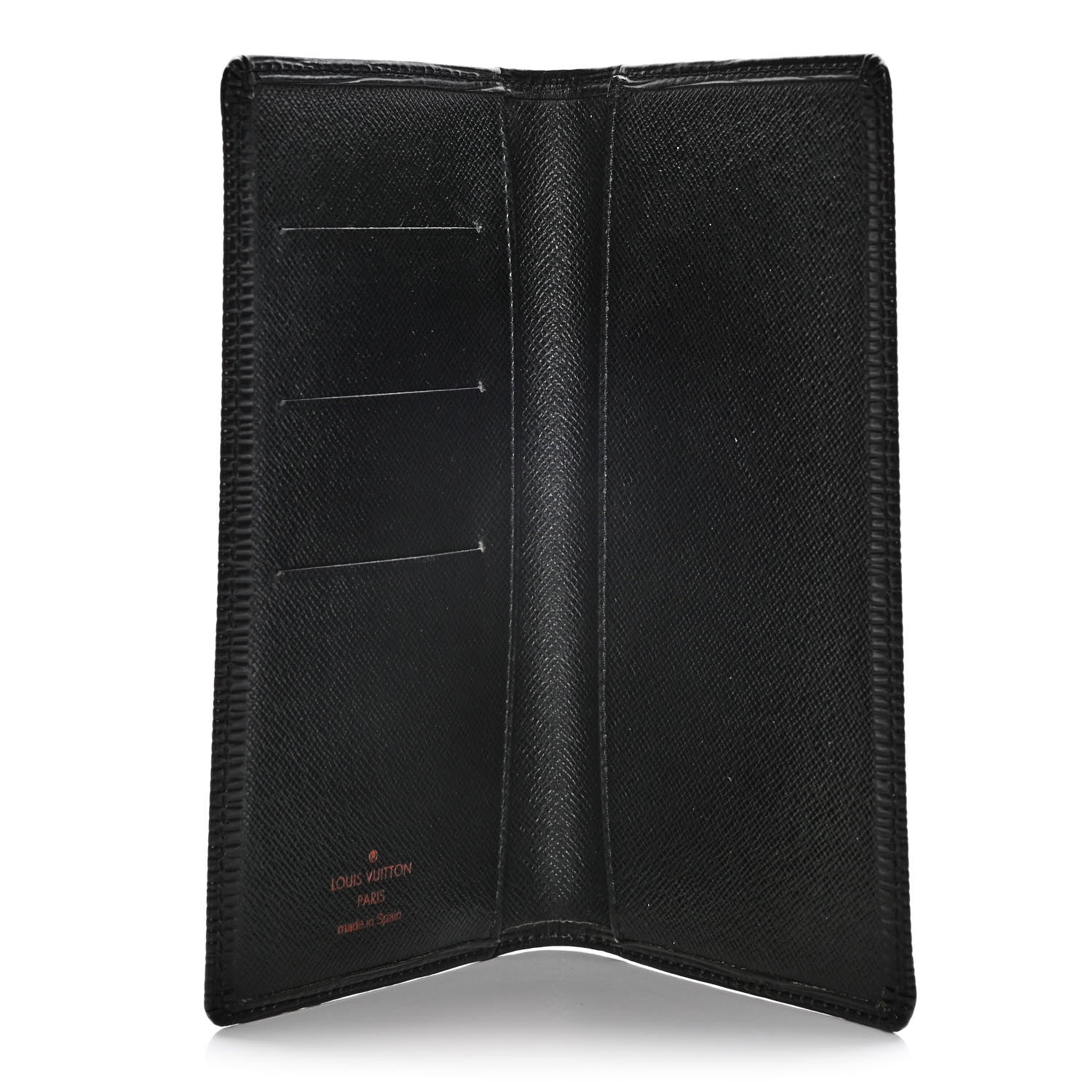 Louis Vuitton Epi Pocket Agenda Cover Black 5 of 8
