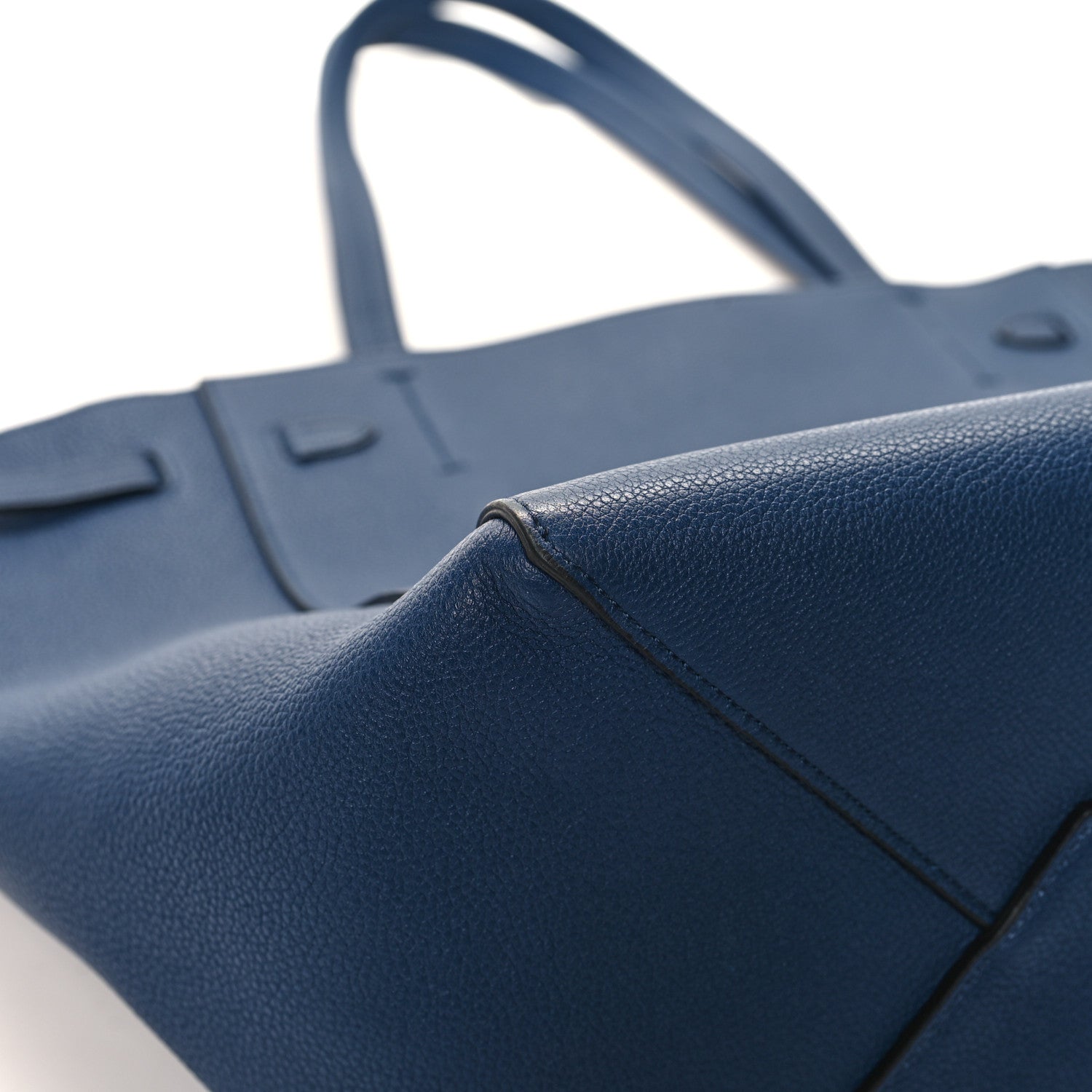 Celine Soft Grained Calfskin Small Belt Cabas Phantom Dark Blue 11 of 12