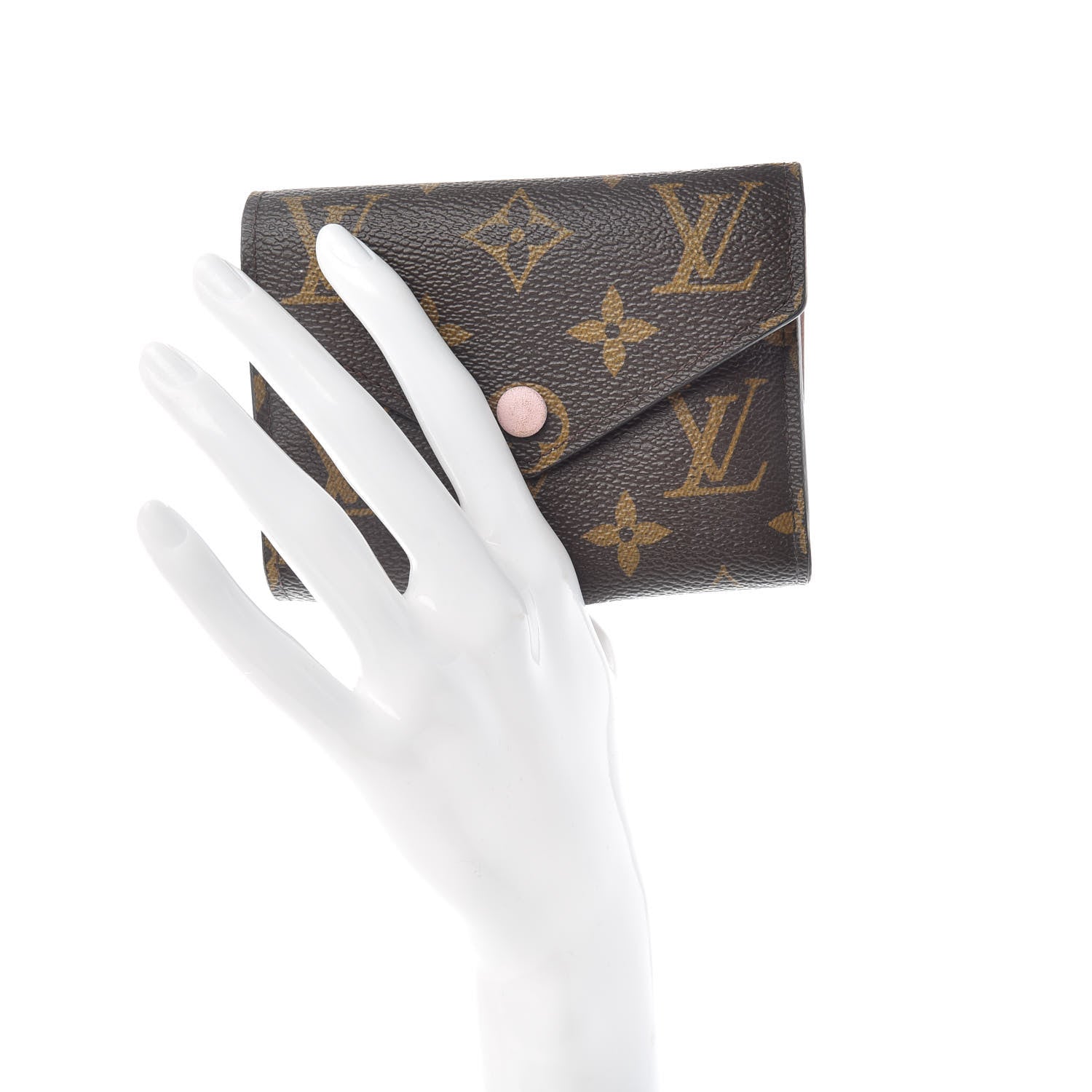 Louis Vuitton Monogram Victorine Wallet Rose Ballerine 2 of 8