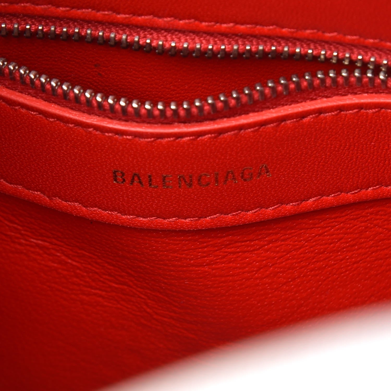 Balenciaga Signature Grained Calfskin Logo S Ville Top Handle Bag White 7 of 9