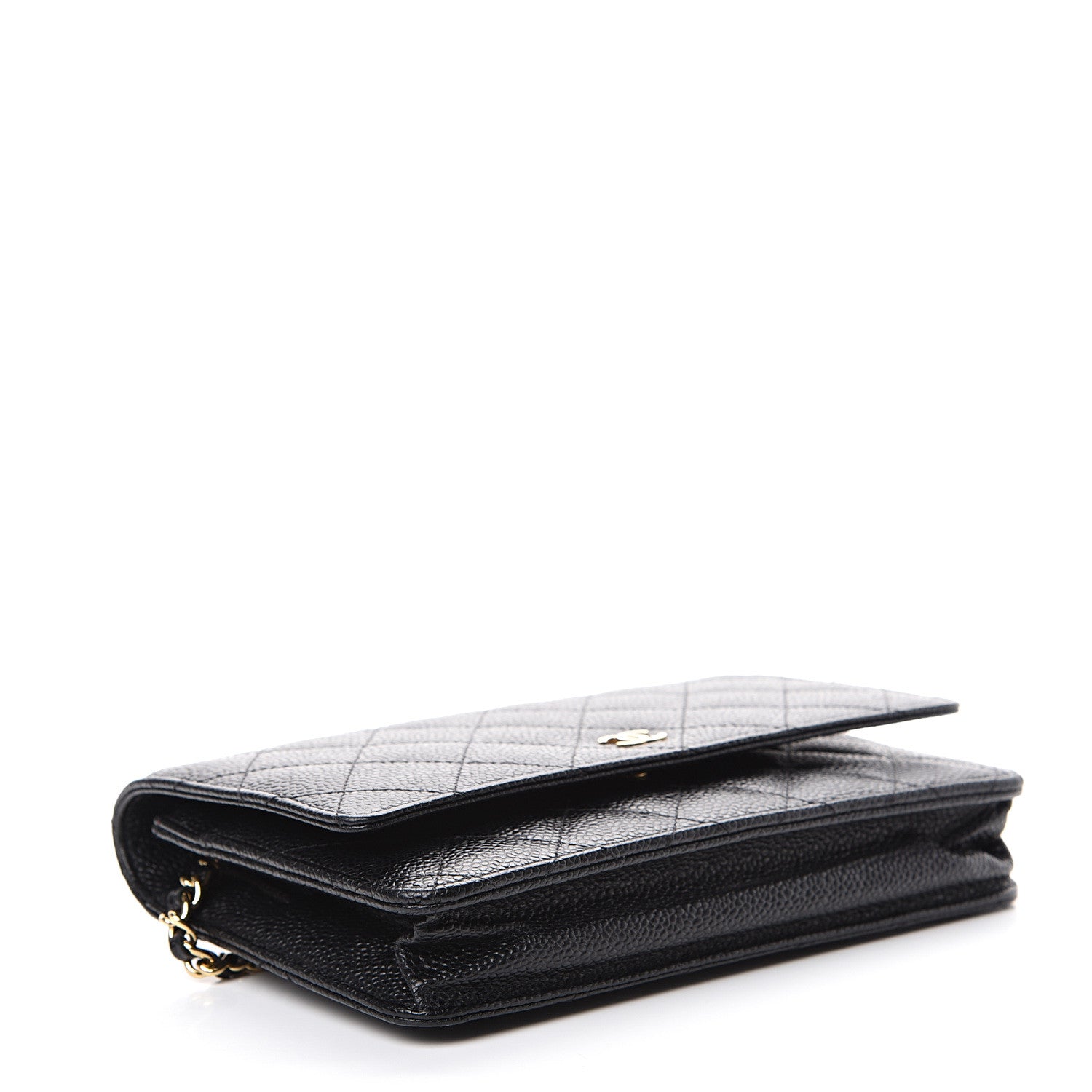 Chanel Caviar Quilted Wallet On Chain WOC Black 3 of 10