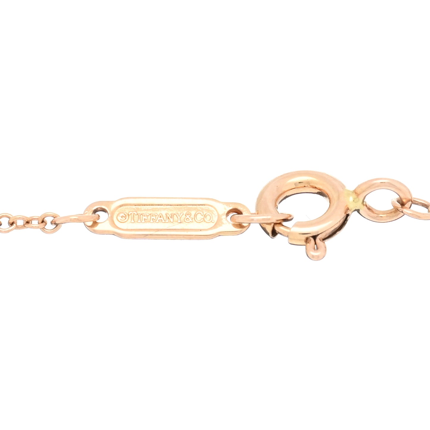 18K Rose Gold Diamond Heart Bracelet