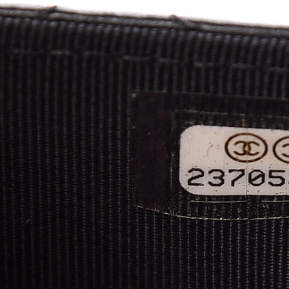 Chanel Aged Calfskin Quilted Reissue Flap Card Holder Black 8 of 8