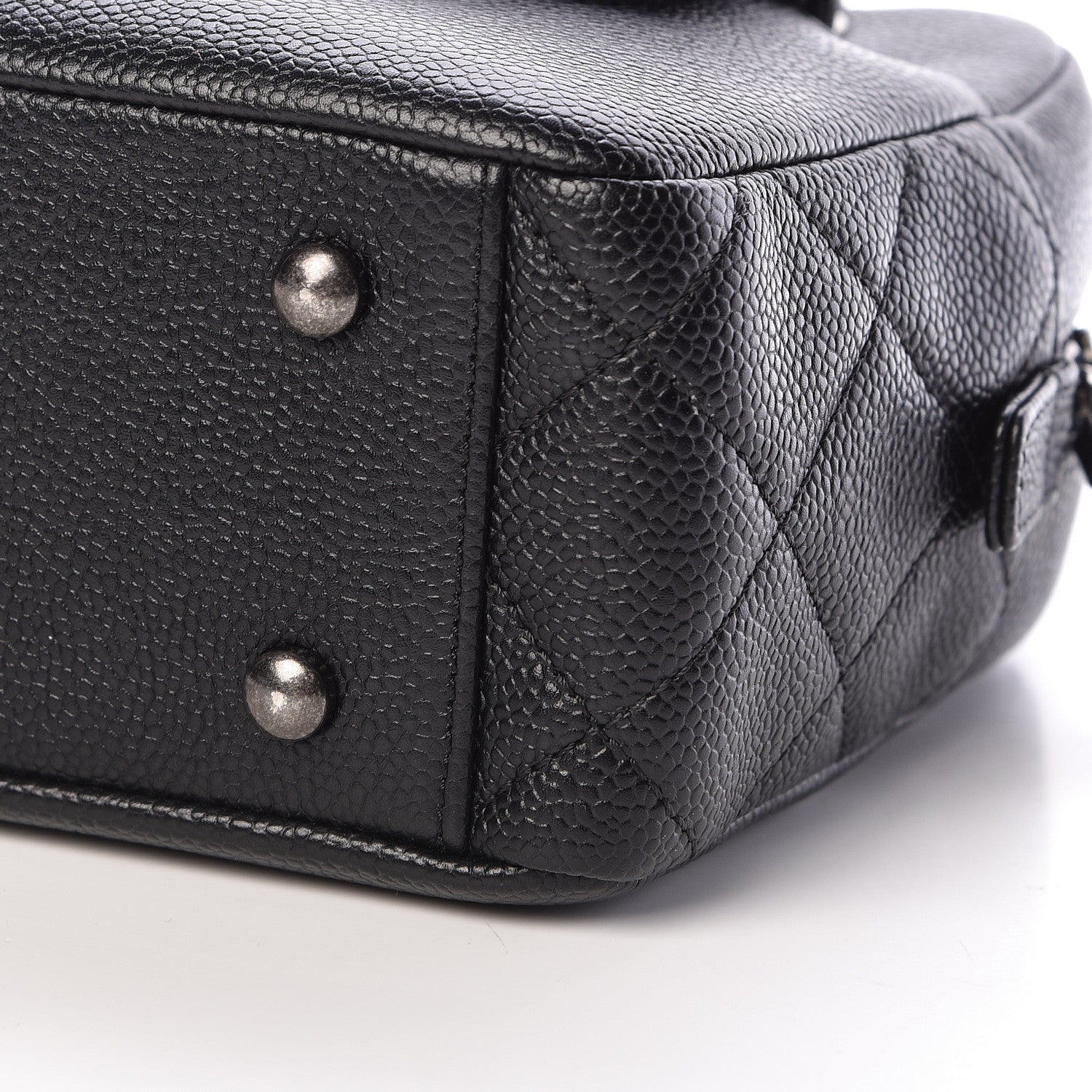 Chanel Caviar Lambskin Quilted Small Coco Break Camera Case Black 11 of 12