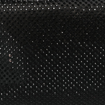 Alexander Wang Satin Crystal Rhinestone Mini Scrunchie Clutch  Black 7 of 10