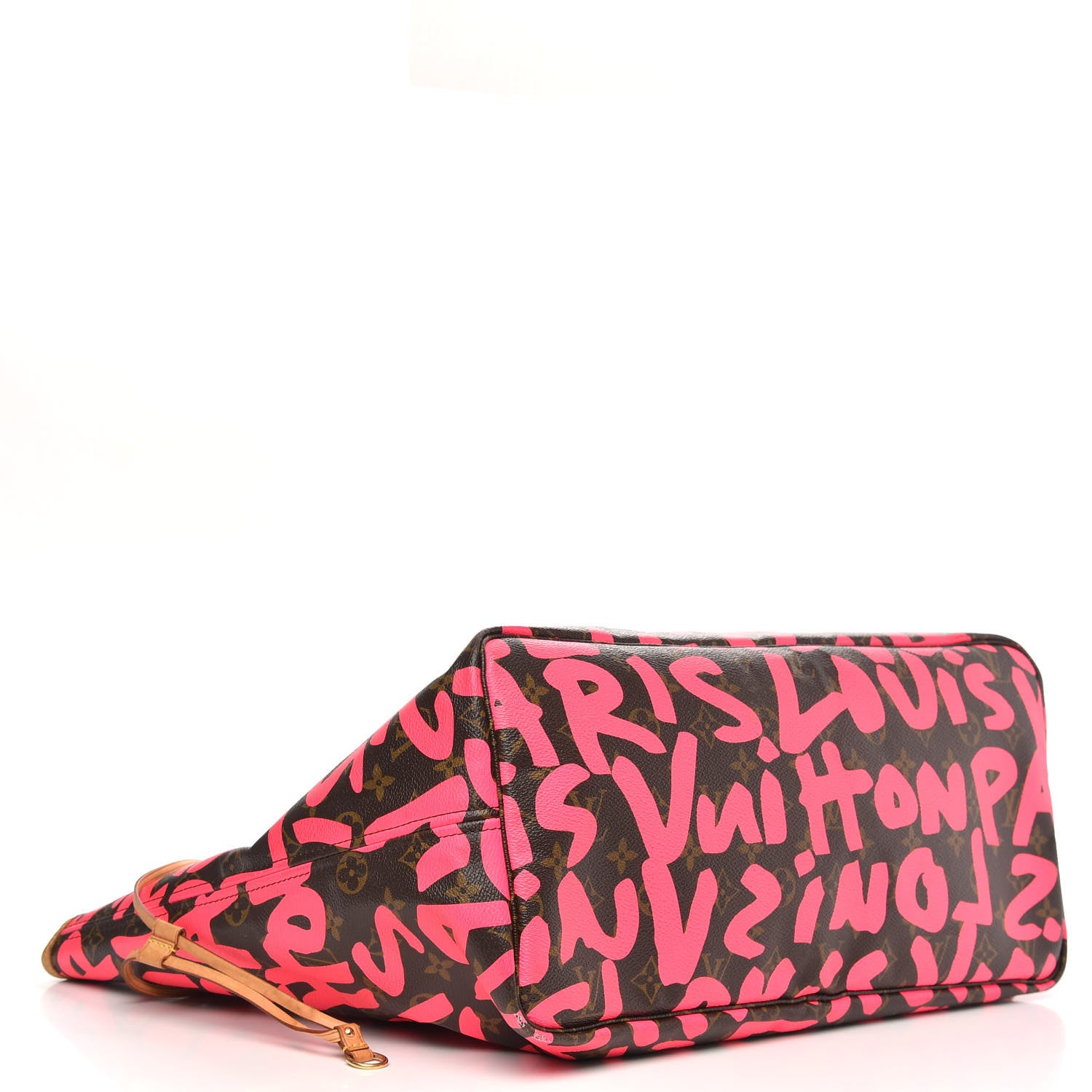 Louis Vuitton Monogram Graffiti Neverfull GM Fuchsia 4 of 15