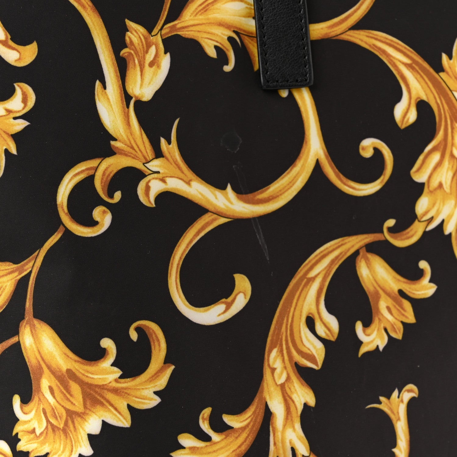 Versace Nylon Baroque Print Tote Black 11 of 13